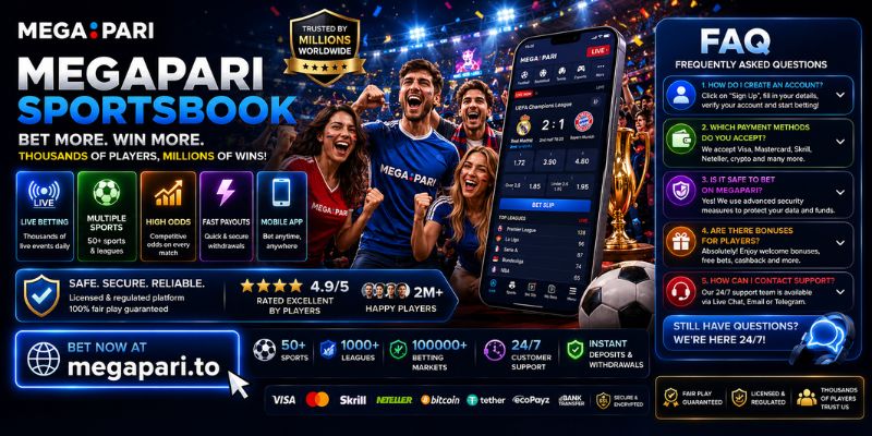 FAQ – MegaPari Sportsbook Guide