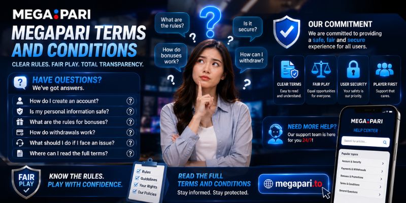 FAQ – MegaPari Terms And Conditions