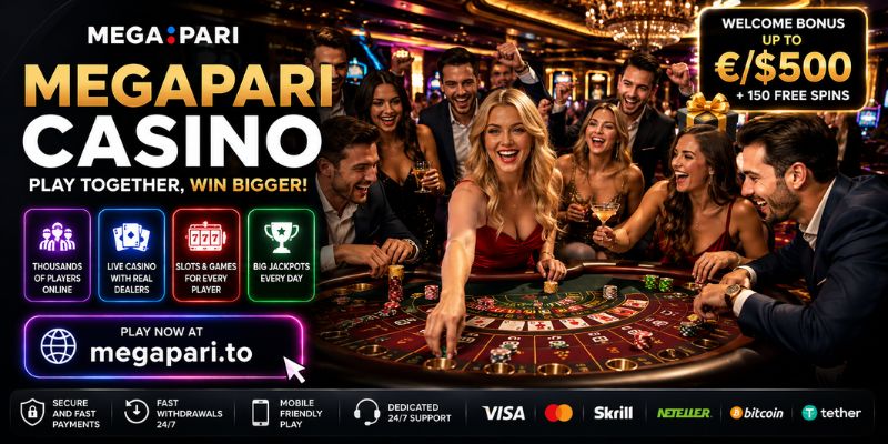 How To Access The MegaPari Casino Section